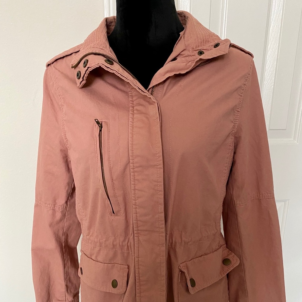 Dusty pink utility jacket